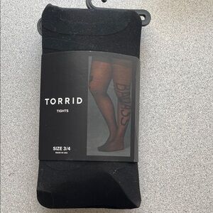 Torrid Black Bad Ass Tights 22-26